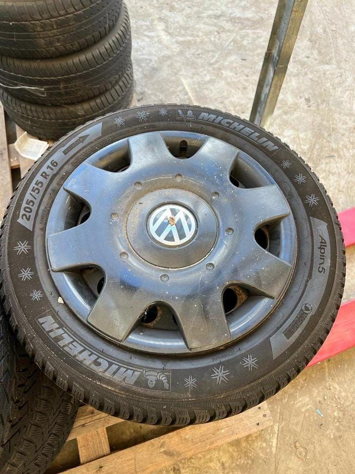 VOLKSWAGEN GOLF 16 INCH VELGEN | WINTERSET | 205/55 R 16 |, Auto-onderdelen, Banden en Velgen, Banden en Velgen, Winterbanden