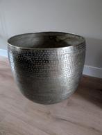 Bronzen XL Plantenpot - 54x54 Nwpr 350,- Living for all, Ophalen, Zo goed als nieuw, Rond, Overige materialen