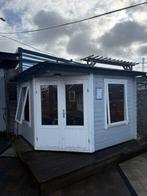 Showmodel Hoekblokhut Kocher, Ophalen, 250 tot 500 cm, Blokhut, 2 ramen