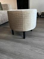 Poef/ hocker van Urbansofa, Huis en Inrichting, Banken | Voetenbanken en Poefen, Ophalen, Zo goed als nieuw, Rond, 50 tot 75 cm