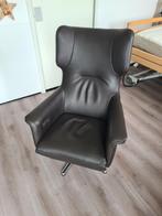 Leren Prominent relaxstoel, Huis en Inrichting, Fauteuils, Ophalen, Gebruikt, Minder dan 75 cm, Leer