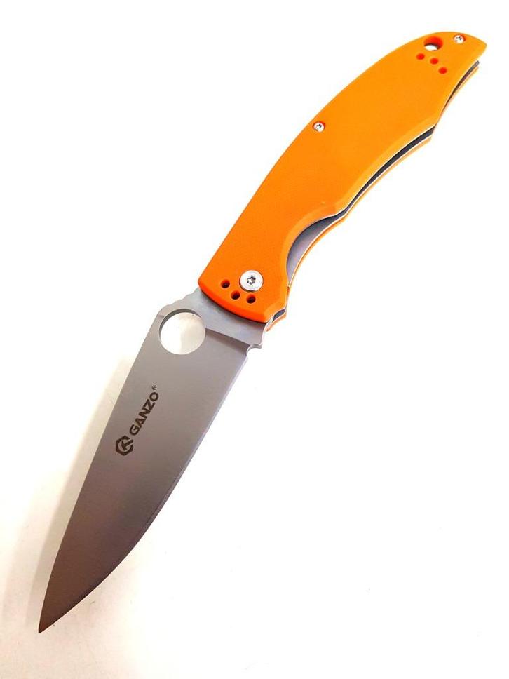 Ganzo G732 Camping Outdoor Sport zakmes oranje, Caravans en Kamperen, Kampeergereedschap, Nieuw, Verzenden