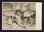 Ansichtkaart - kunst - Vincent van Goch - Brug te Arles, Ophalen of Verzenden, 1960 tot 1980, Ongelopen, Sterren en Beroemdheden