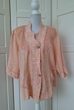 Licht zalm oranje romantisch jasje met kant, maat XL, Kleding | Dames, Maat 46/48 (XL) of groter, Oranje, Ophalen of Verzenden