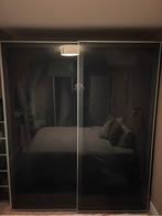 IKEA PAX Schuifdeuren Zwart Donker Glas 2x 100x229cm, Huis en Inrichting, Kasten | Kledingkasten, Ophalen, 100 tot 150 cm, 200 cm of meer