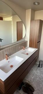 Hotbath Cobber hoge wastafelkraan in geborsteld koper, Doe-het-zelf en Verbouw, Ophalen, Zo goed als nieuw, Koper, Kraan