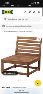 Hardhouten lounge stoelen plus tafeltjes, Tuin en Terras, Ophalen, Gebruikt, Hout