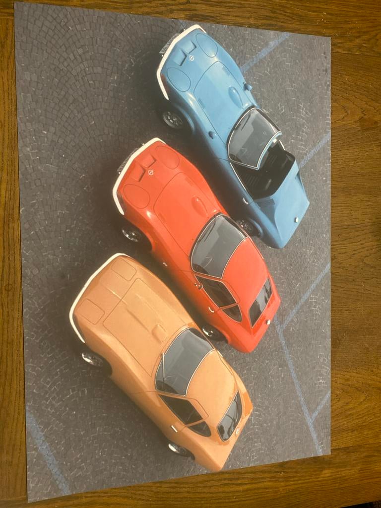 Opel GT foto-poster 79,5X55CM new old stock!, Ophalen of Verzenden, Zo goed als nieuw, Auto, Overige merken