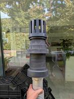 Rookgasafvoer Kunststof incl. Kap, Doe-het-zelf en Verbouw, Buizen en Afvoer, Ophalen, Afvoer, Gebruikt, Pvc