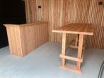 Geschaafde Douglas bar/sta tafel 2,20m, Huis en Inrichting, Tafels | Statafels, Ophalen of Verzenden, Nieuw