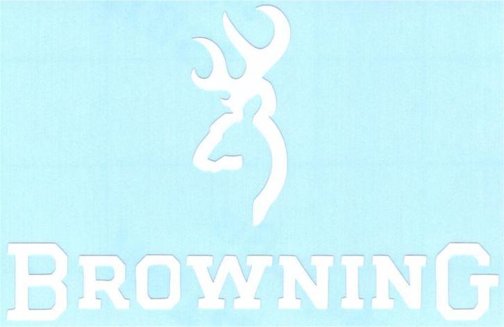 Browning sticker #3, Verzamelen, Stickers, Nieuw, Bedrijf of Vereniging, Ophalen of Verzenden