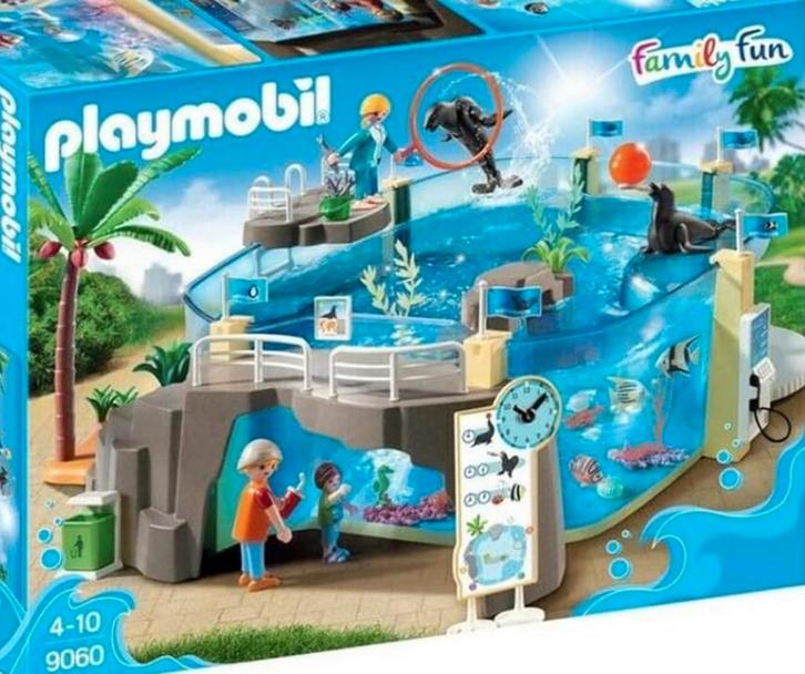 Playmobil Family Fun Aquarium 70537, Kinderen en Baby's, Speelgoed | Playmobil, Zo goed als nieuw, Complete set, Ophalen of Verzenden