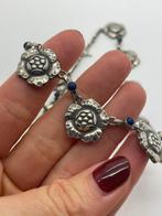 Z540 Zeer zeldzame Georg Jensen zilveren ketting lapis, Sieraden, Tassen en Uiterlijk, Ophalen of Verzenden, X, Met edelsteen