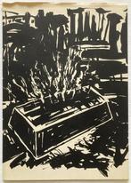 Half goud De Enschedese school, Antiek en Kunst, Kunst | Schilderijen | Abstract, Ophalen of Verzenden