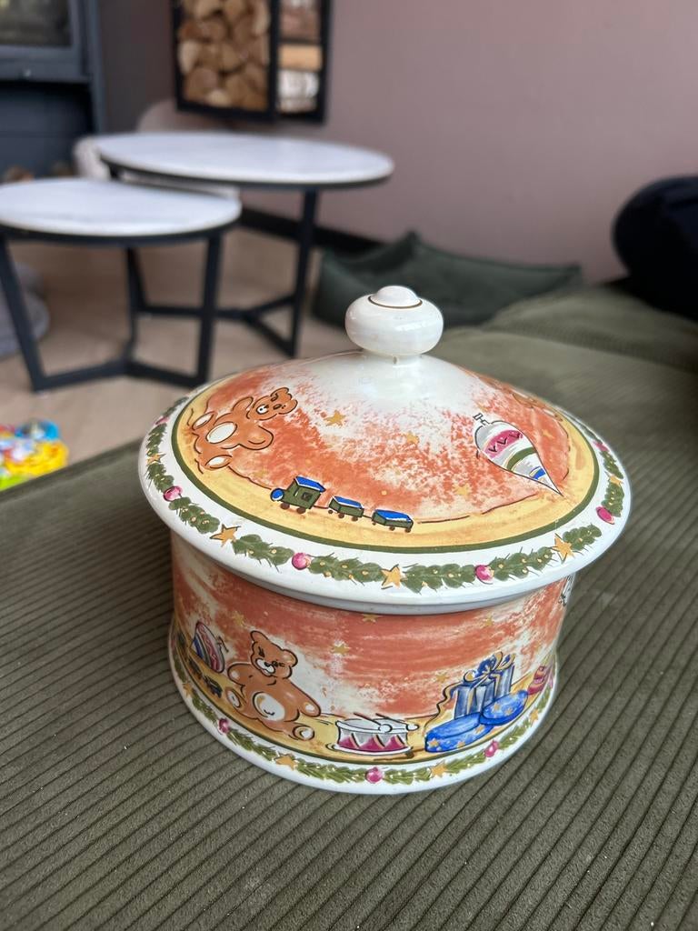 Vintage Koektrommel - Nostalgie van Oma's Tijd, Ophalen, Overige materialen, Gebruikt, Schaal
