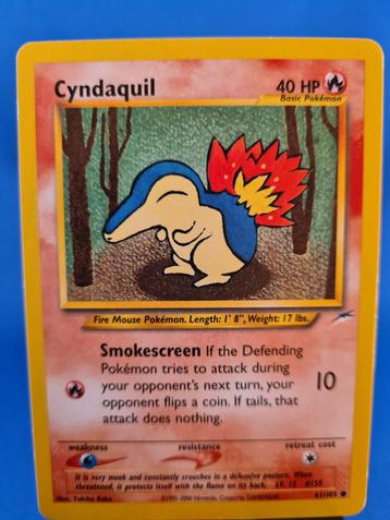 Cyndaquil 61/105 - Neo Destiny beschikbaar voor biedingen
