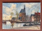 Olieverf schilderij “Hoorn”, Antiek en Kunst, Kunst | Schilderijen | Klassiek, Ophalen