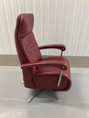 Design Relax- en sta-op fauteuil, merk DatZit!, Leer, accu beschikbaar voor biedingen
