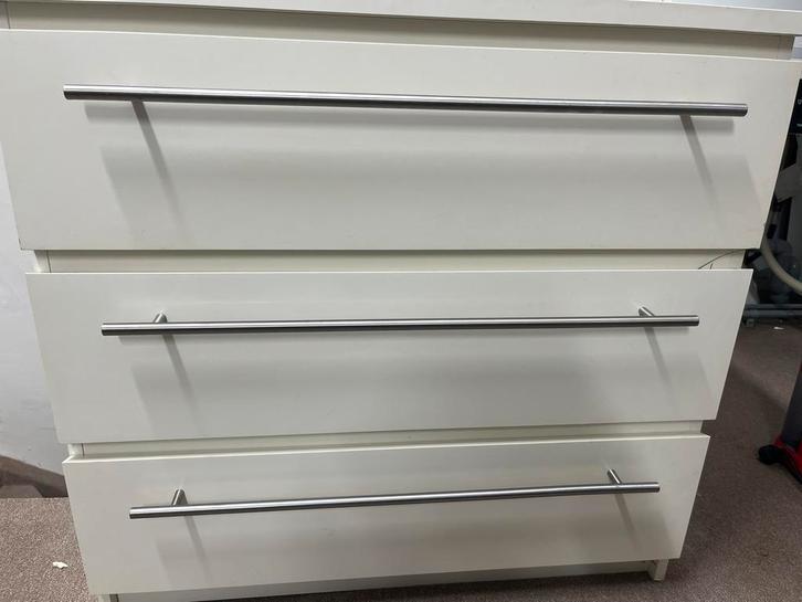 Malm lade kast, Huis en Inrichting, Kasten | Ladekasten, Gebruikt, 100 tot 150 cm, 50 tot 100 cm, 25 tot 50 cm, Kunststof, 3 of 4 laden