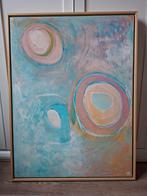 Abstract Schilderij Pastel - 60x80 cm, Antiek en Kunst, Kunst | Schilderijen | Abstract, Ophalen