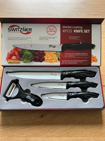 50 stuks Messenset ceramisch 3 messen en een schilmes beschikbaar voor biedingen