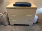Commode wit, Ophalen, 100 tot 150 cm, Zo goed als nieuw, 3 of 4 laden