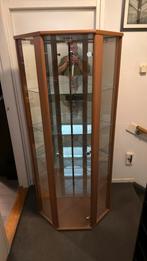 Vitrinekast, Huis en Inrichting, Ophalen, Hoek kast, Glas, 50 tot 100 cm