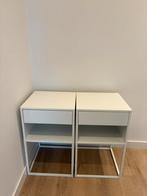 Nachtkastjes Ikea 2 stuks, 50 tot 100 cm, Rond, Ophalen of Verzenden, Zo goed als nieuw