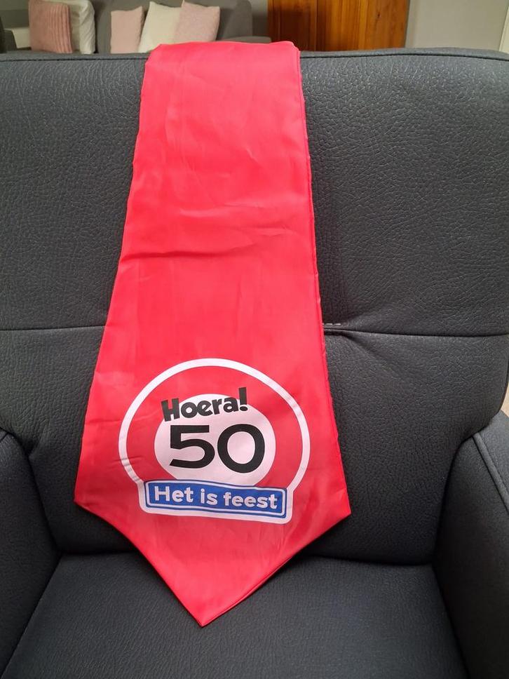 Abraham 50 jaar versiering - complete set, Hobby en Vrije tijd, Feestartikelen, Zo goed als nieuw, Versiering, Abraham of Sarah