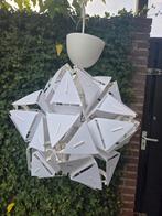 Witte hanglamp, Ophalen, Kunststof, Gebruikt, Modern