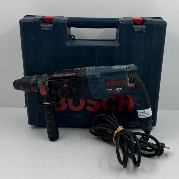 Bosch GBH 2-26 DFR Boormachine | Gebruikt | In kist, Doe-het-zelf en Verbouw, Gereedschap | Boormachines, Zo goed als nieuw, Boormachine