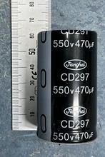 Elco 470uF 550v condensator, Ophalen of Verzenden, Zo goed als nieuw