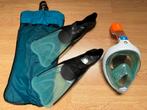 Snorkelset Subea Volwassenen - Easybreath Masker & Vinnen., Watersport en Boten, Ophalen of Verzenden, Gebruikt, Duikbril of Snorkel