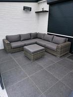 Loungebank loungeset kunststof wicker altijd binnen gestaan, Ophalen, Zo goed als nieuw, Kunststof
