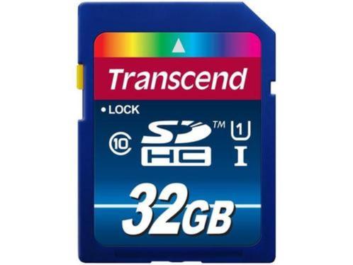 Transcend SD kaart SDHC 32GB Class 10 / UHS-I / 300x, Audio, Tv en Foto, Fotografie | Geheugenkaarten, Nieuw, SDHC, 32 GB, Ophalen of Verzenden
