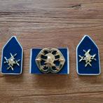 Genie verbinding emblemen, Ophalen of Verzenden, Landmacht, Nederland, Embleem of Badge