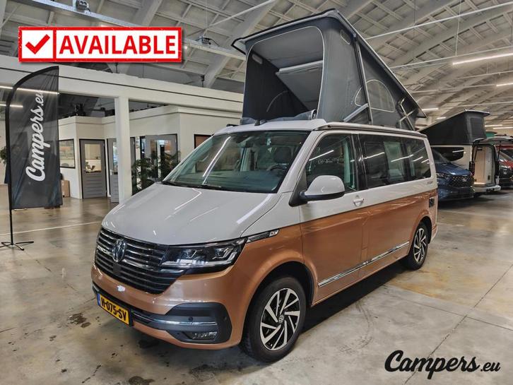 Volkswagen T6.1 California Ocean 2.0 TDI 150PK DSG, Caravans en Kamperen, Campers, Bedrijf, tot en met 4, Buscamper of Camperbus