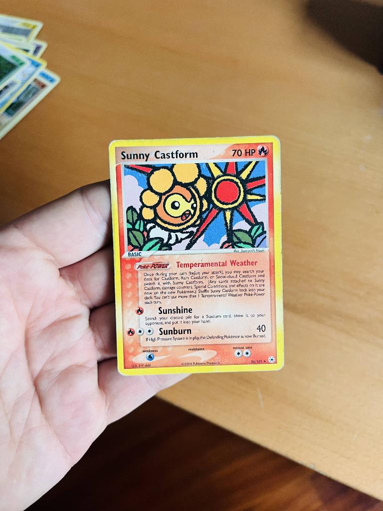 Sunny Castform 26/101 Ex Hidden Legends Pokemon, Verzenden, Zo goed als nieuw, Losse kaart, Foil