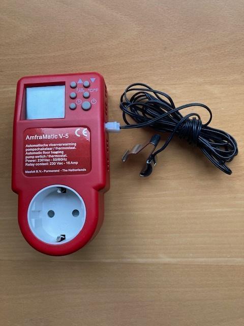 AmfraMatic V-5 pompschakelaar vloerverwarming, Doe-het-zelf en Verbouw, Verwarming en Radiatoren, Gebruikt, Overige typen, Minder dan 200 watt