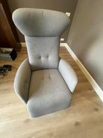 Zeer Nette 'Dat Zit' relax fauteuil/Grijs stof/2-Motoren, Huis en Inrichting, Fauteuils, Ophalen, Minder dan 50 cm, Gebruikt, 75 tot 100 cm