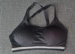 Zwarte sport BH mt L, zgan, Ophalen of Verzenden, Zo goed als nieuw, Zwart, Fitness of Aerobics