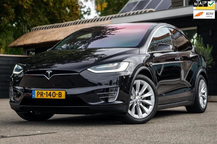 Tesla Model X 90D Base Trekhaak I Autopilot I NL Auto I NAP, Auto's, Tesla, Bedrijf, Te koop, Model X, 4x4, ABS, Achteruitrijcamera