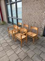 5x CH37, Hans J. Wegner, Huis en Inrichting, Stoelen, Gebruikt, Hout, Ophalen of Verzenden, Vijf, Zes of meer stoelen