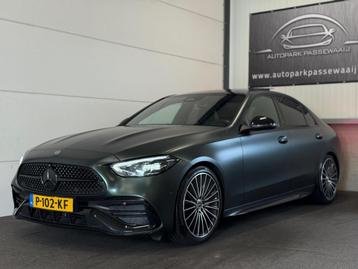 Mercedes-Benz C-klasse C180 AMG Pano, Cruise Control, Sfeerv beschikbaar voor biedingen