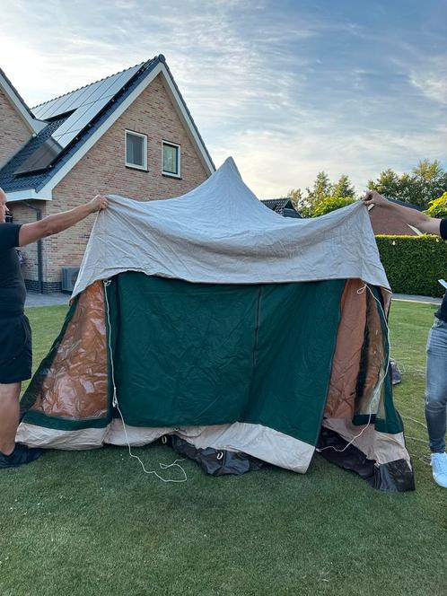 Ten Cate Brand Intercamping Pyramidetent met toebehoren., Caravans en Kamperen, Tenten, meer dan 6, Gebruikt, Ophalen of Verzenden