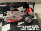 ✅ Lewis Hamilton 1:43 Winner Chinese GP 2011 Mclaren MP4-26, Verzamelen, Ophalen of Verzenden, Nieuw, Formule 1