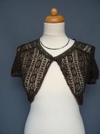 VERO MODA maat S, kanten bolero vestje., Kleding | Dames, Maat 38/40 (M), Bruin, Vero Moda, Ophalen of Verzenden