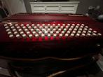 Marinucci Recanati accordeon – rood parelmoer – incl. koffer, Muziek en Instrumenten, Accordeons, Gebruikt, 80-bas, Met koffer