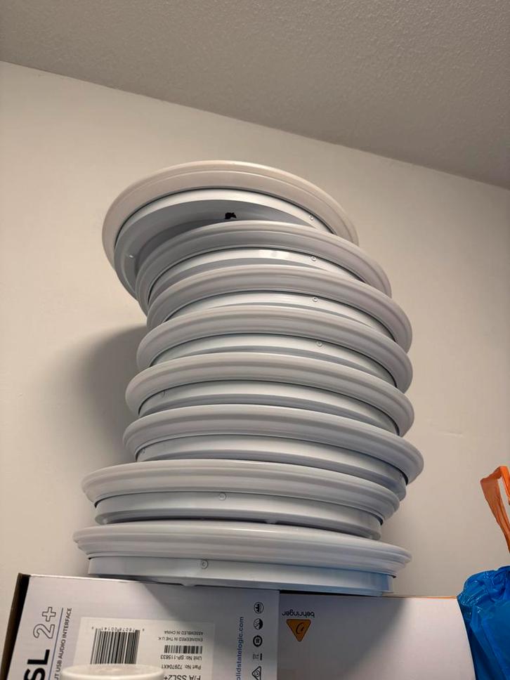 8 Wifi Plafondlampen + 1 Baltimore LED Lamp, Huis en Inrichting, Lampen | Plafondlampen, Zo goed als nieuw, Kunststof, Ophalen of Verzenden