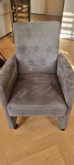 6 Grijze eetkamerstoelen, Huis en Inrichting, Stoelen, Ophalen, Zo goed als nieuw, Stof, Modern